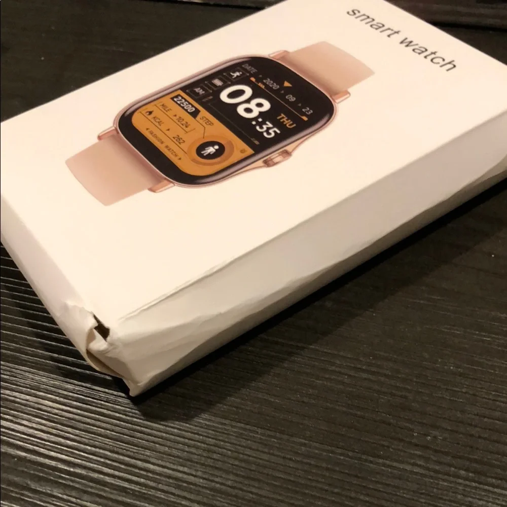 Smart Watch with Black Strap